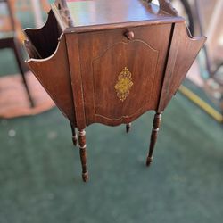 Vintage Humidor Copper Lined Solid Wood Shelf
