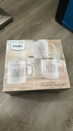 Parini 4-Piece Ceramic Coffee Mug Set