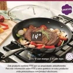 Sartén antiderente  de 14"princess House