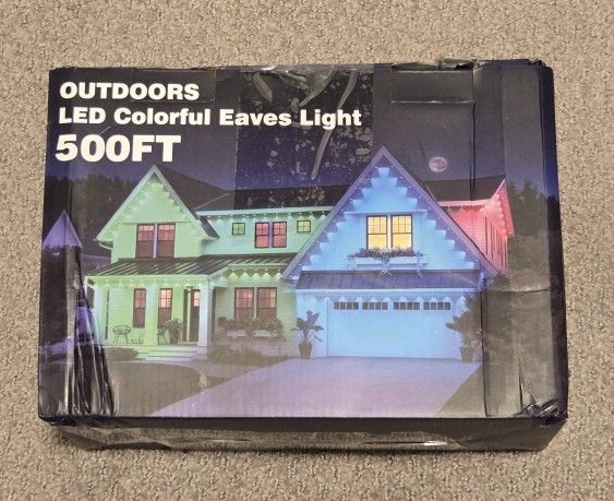 500 Ft. Outdoors LED Colorful Eaves Light