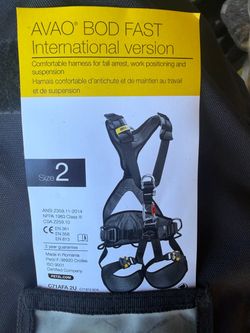 Petzl AVAO BOD FAST Harness Size 2