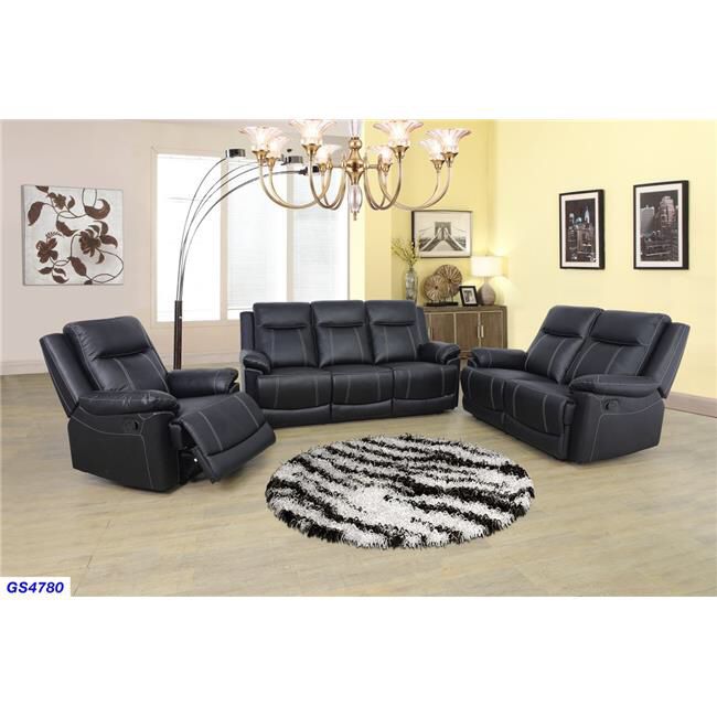 3pc Reclining Sofa Set- Sala Reclinable de 3 pc