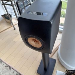 KEF LS50 Wireless II Hi-Fi Speakers With Stands