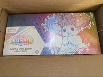 Pokémon Scarlet & Violet Prismatic Evolutions Super-Premium Collection