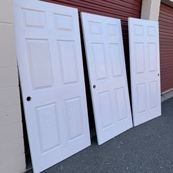 36”w, 79”h, interior closet sliding doors