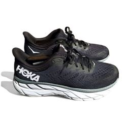 Hoka One One Clifton 7 Women's Black Running Sneakers Size 8½