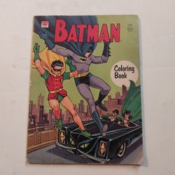 Vintage 1967 Whitman Batman Coloring Book