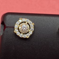 ✨ Moissanite Halo Stud Earrings – 1.00 CTW – 925 Sterling ✨