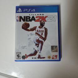 NBA 2k21 Ps4 Playstation 4 Video Game