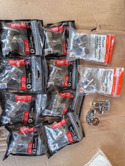 Angle Stop Valves 1/2" x 3/8" OD Comp – Bulk Lot