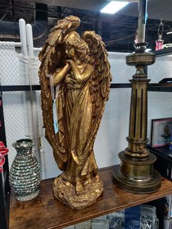 Gold Angel Statue