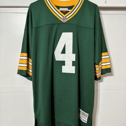 Authentic Mitchell & Ness Brett Favre Green Bay Packers 1996 Legacy Jersey #4 Size XL