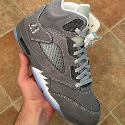 Jordan 5 wolf grey sizes 9.5, 10, 10.5, 11 men brand new
