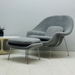Eero Saarinen Womb Chair and Ottoman