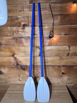 Vintage Sevylor Floating Boat Oars / Paddles - 1 set