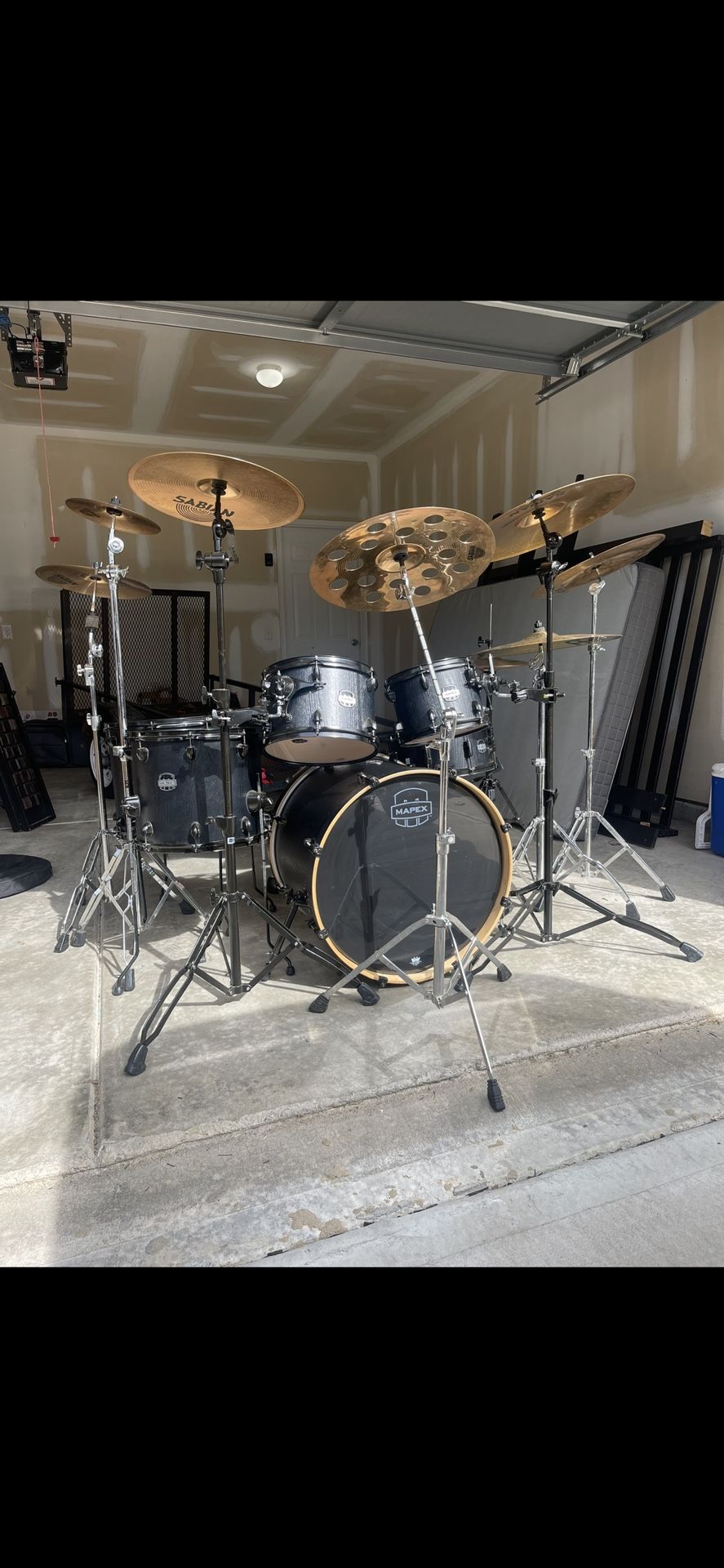 Mapex Drum Set. Everything Included 