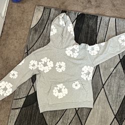 Gray Denim Tears Hoodie