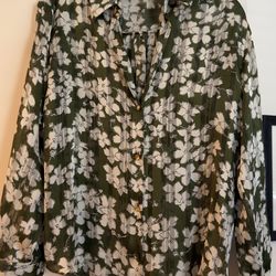 Zara Floral Print Shirt