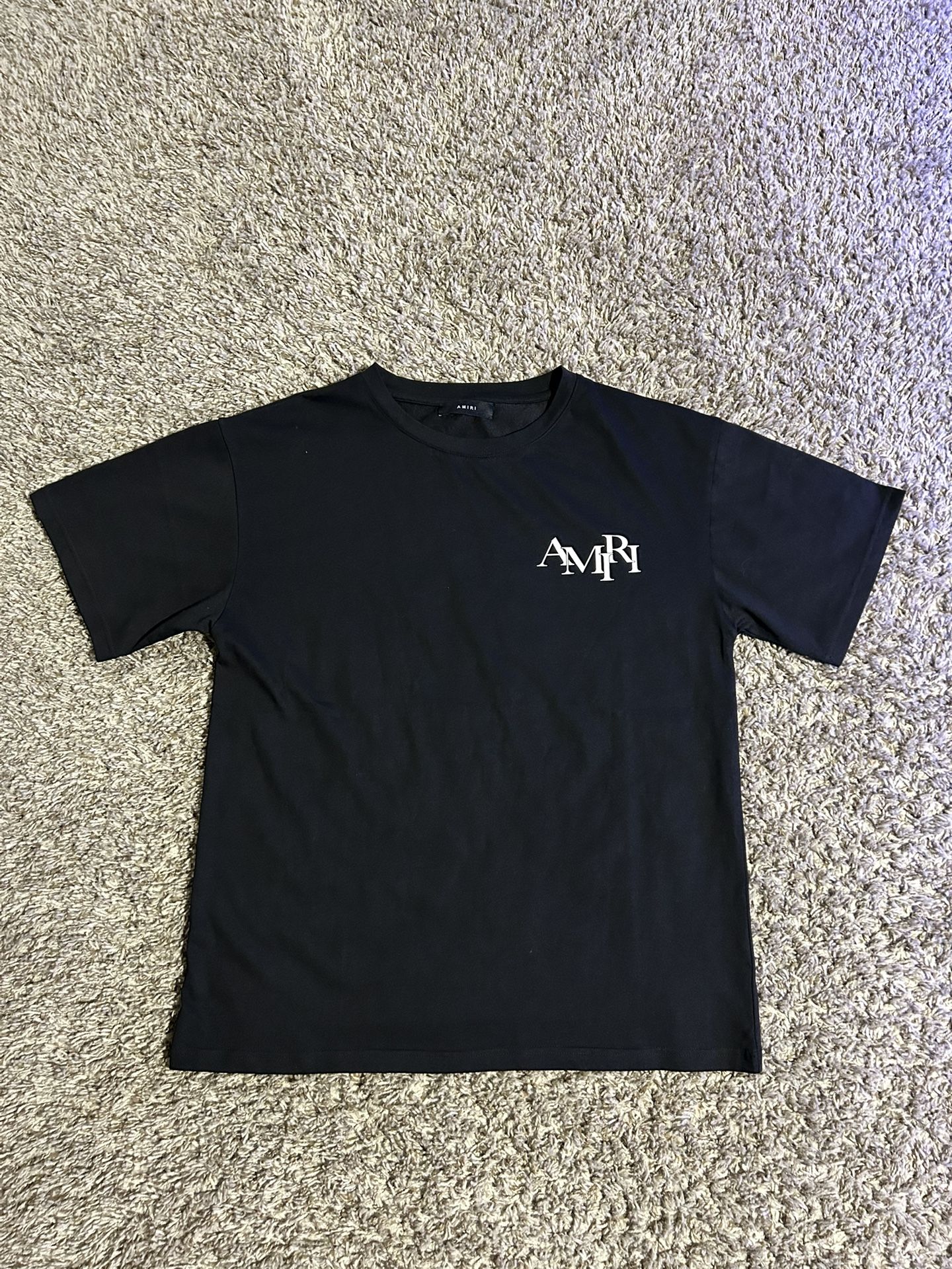 Amiri Staggered Logo T-Shirt