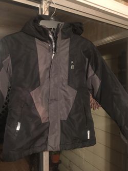 Champion S(6/7) Black Jacket. Water/wind Resistant.