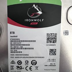 Seagate IronWolf 8TB HDD 3.5" SATA III ST8000VN0022