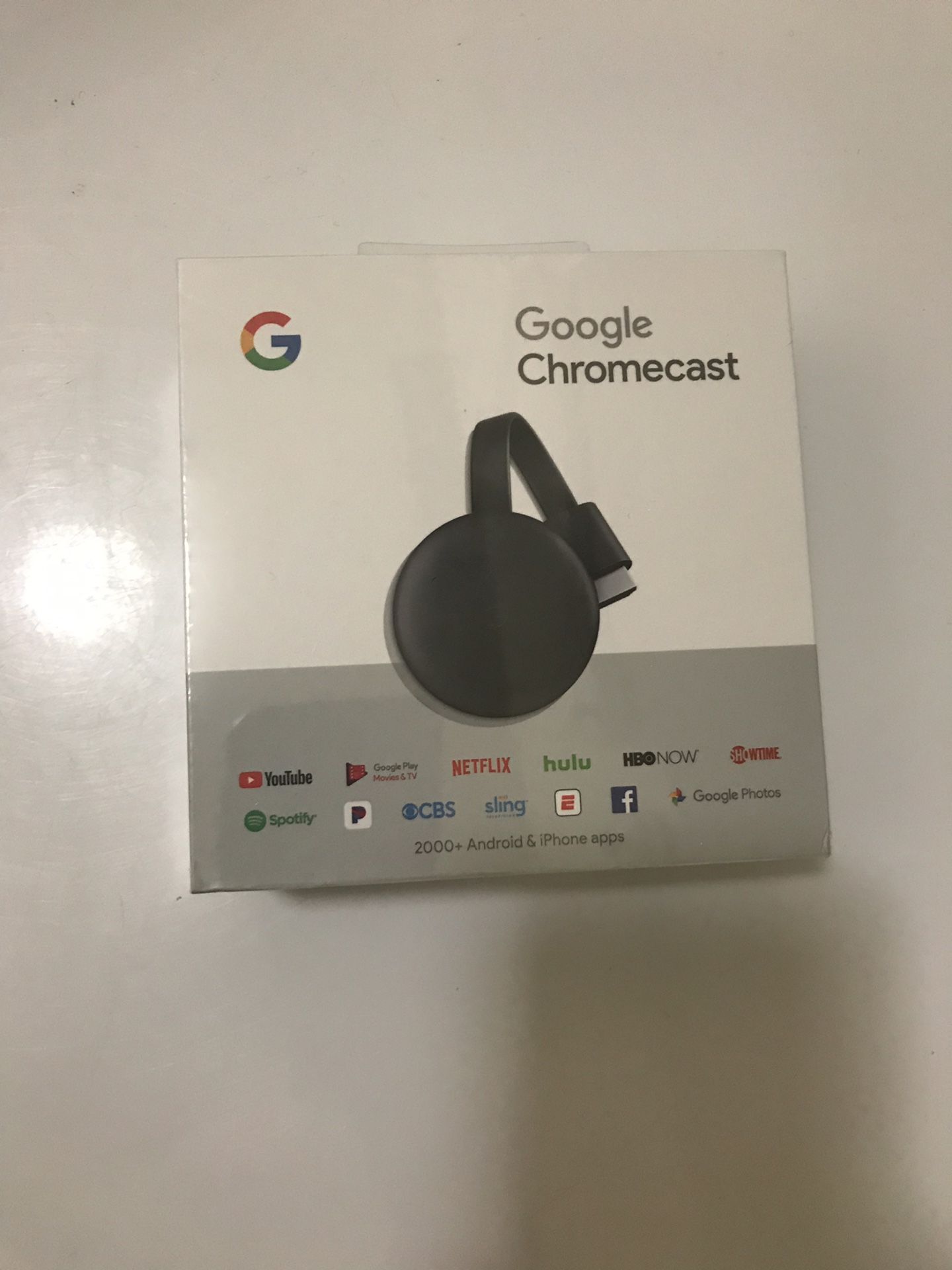 Google Chromecast streaming player new in box-FIRM