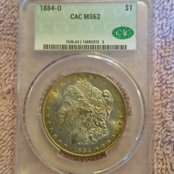 1884 O Morgan DOLLAR. 