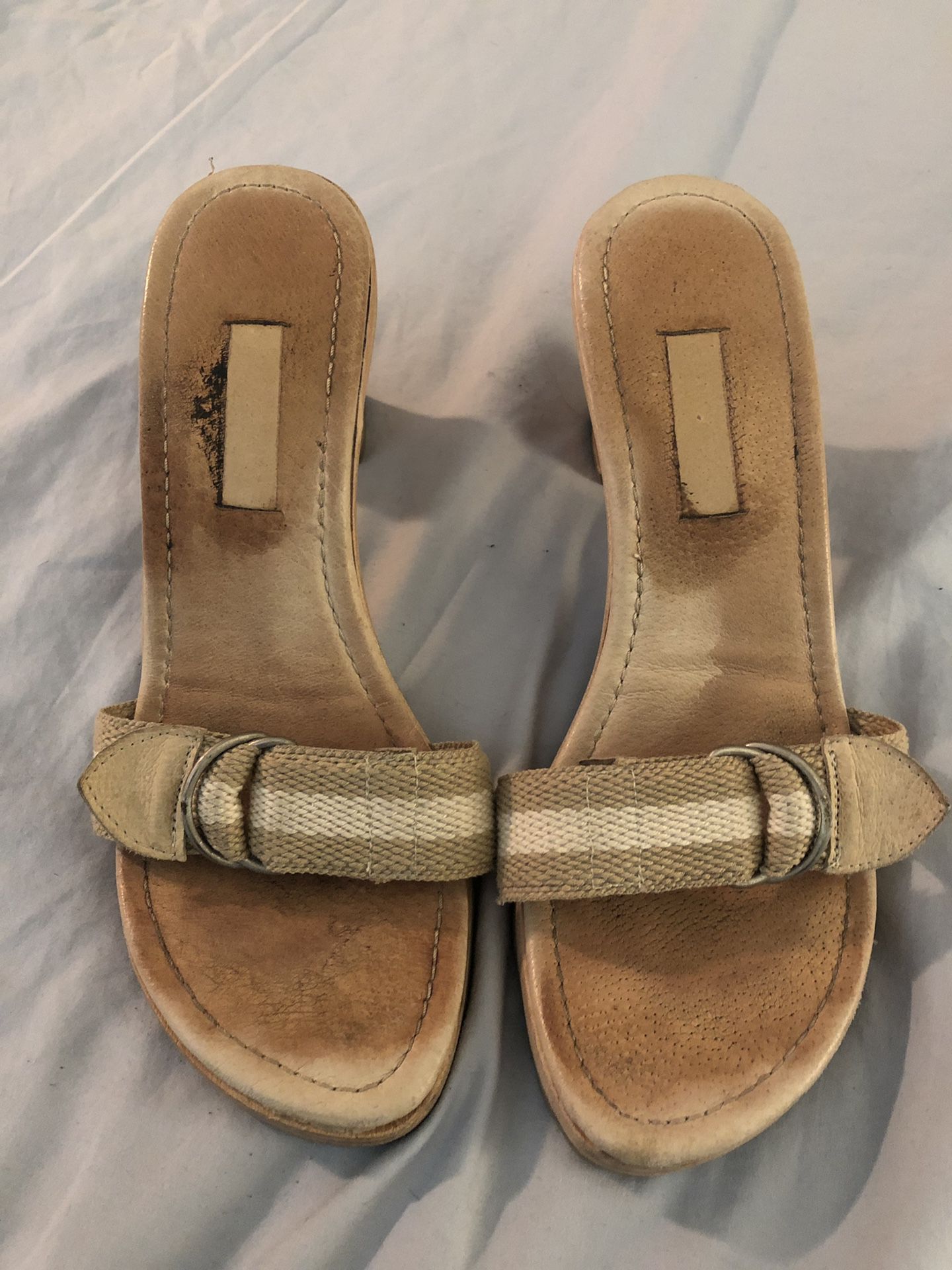 Canvas strap heel, JCrew(?), 8.5