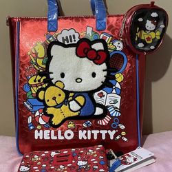 Hello Kitty 50th Anniversary Tote Bag Set