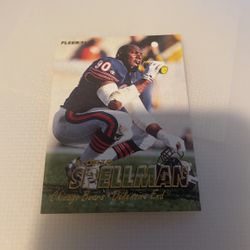 Football Fleer 1997 Alonzo Spellman #16