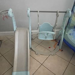 Kids Swing and Slide Set