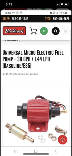 Edelbrock micro fuel pumps