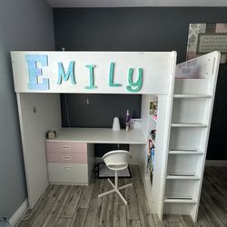 Kids Bunk bed Desk 