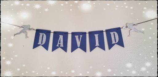 Name banner - football theme