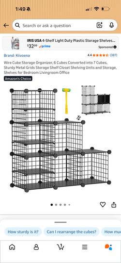 Storage cubes
