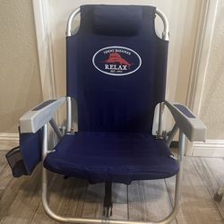 Tommy Bahama metal-frame backpack beach chair