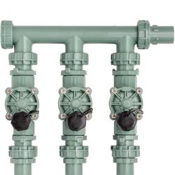 Orbit 3 Pack Irrigation Valve Manifold System - Three Valves