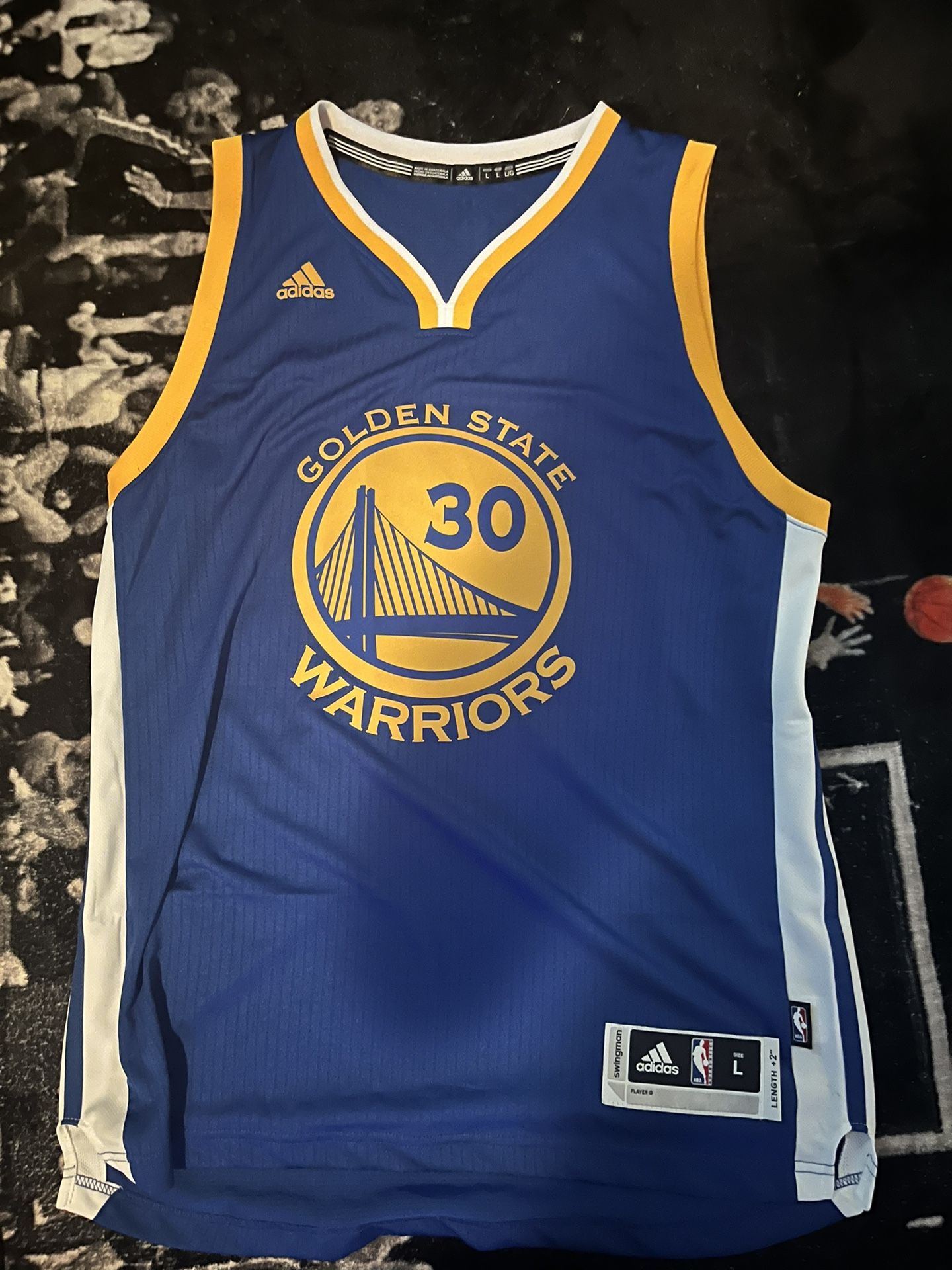 Men’s Large Golden State Warriors Stephen Curry Jersey