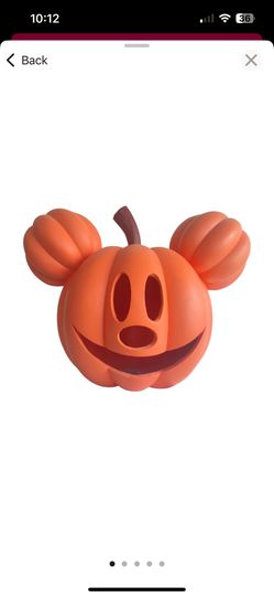 Super Big Light Up Mickey Halloween Pumpkin 🎃