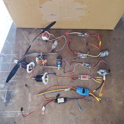 RC Helicopter/ Plane Brushless Motors And Eac Lot Bundle