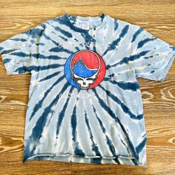 Vintage Tie Dye Grateful Dead Band Style Shirt Size Small