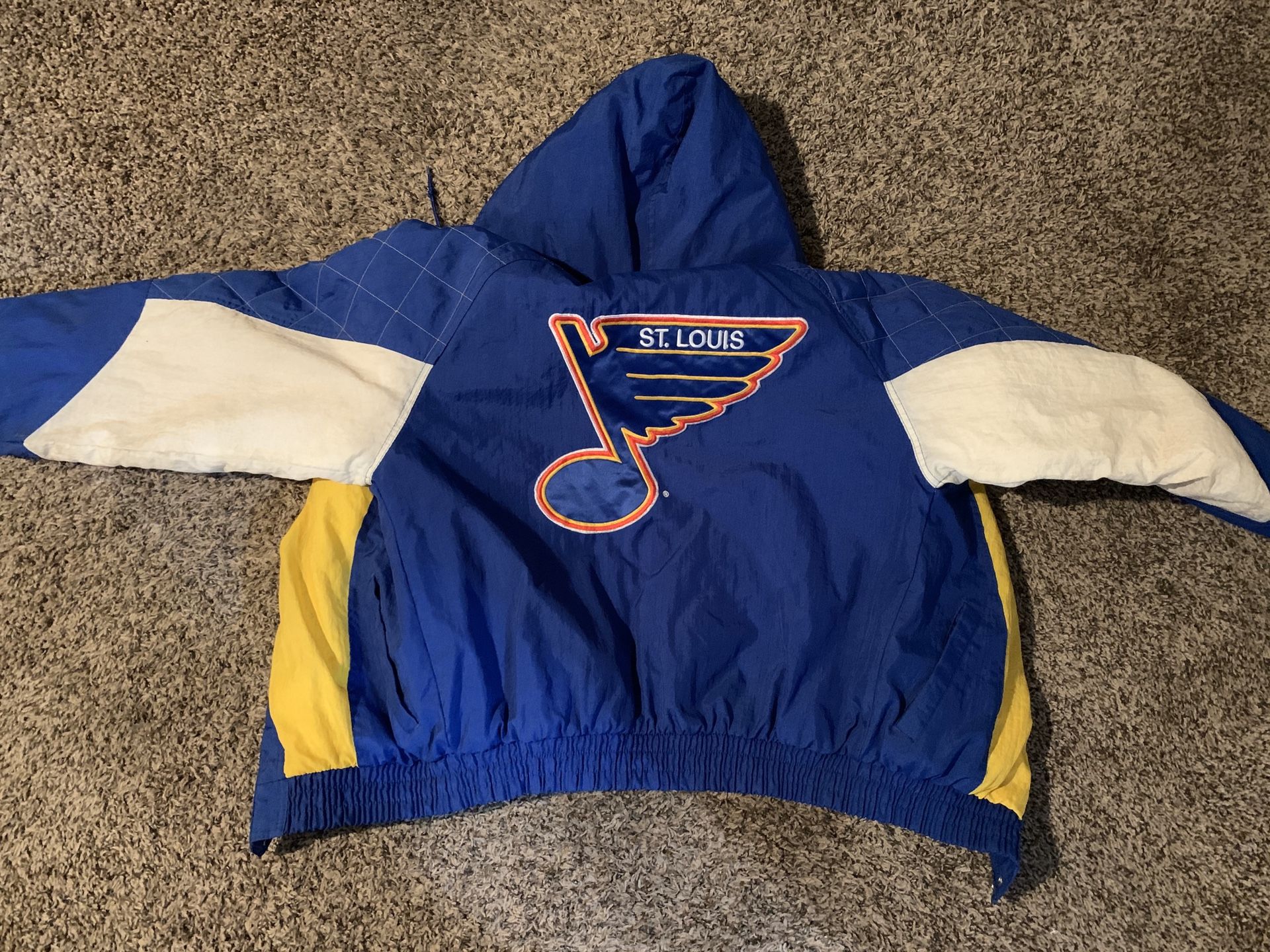 Free Shipping Gretzky Era St. Louis Blues Starter Jacket Men Size Small
