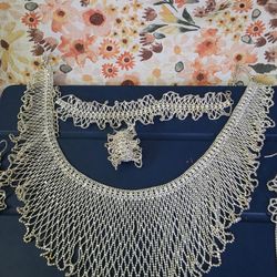 Silver Jewelry Set