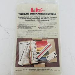  LoRan Thread/ Floss / Crewel Yarn Organizer System Style TK-2 Vintage - Dated 1987 by Dal-Craft Inc  New old stock in sealed package