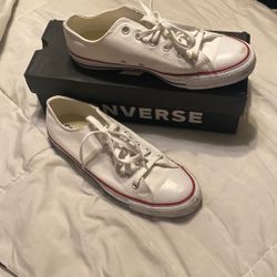 White Converse 8M/10w