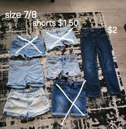 Girls Cloth (size 7) & shoes