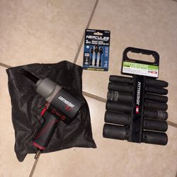 Air Impact Wrench And Attachments