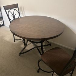Dining Table Set With 2 Chairs