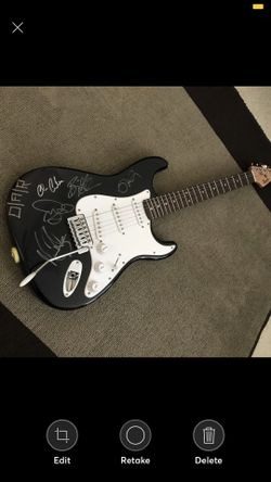 Signed Guitar O/A/R Band