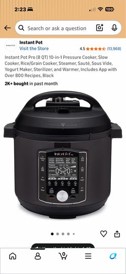 Instant pot quart 8